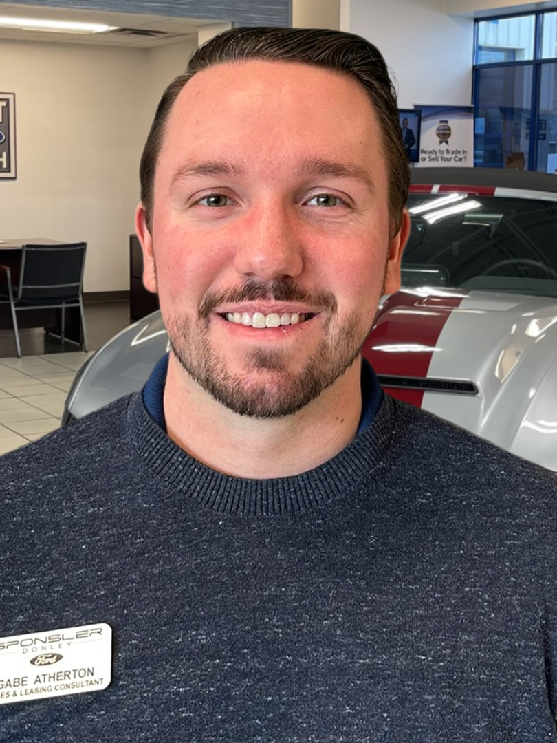 Sales & Leasing Consultant Gabe Atherton in Sales Team at Sponsler-Donley Ford of Mount Vernon